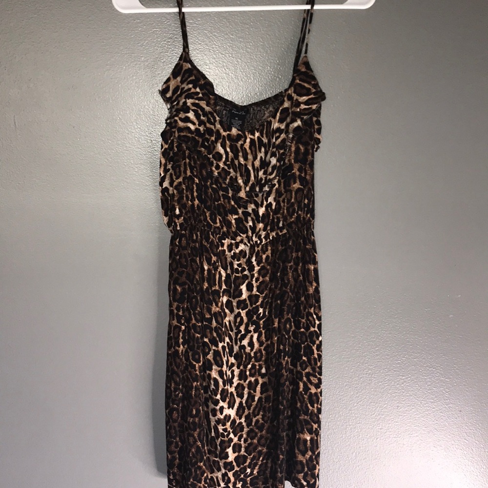 Cheetah print dress